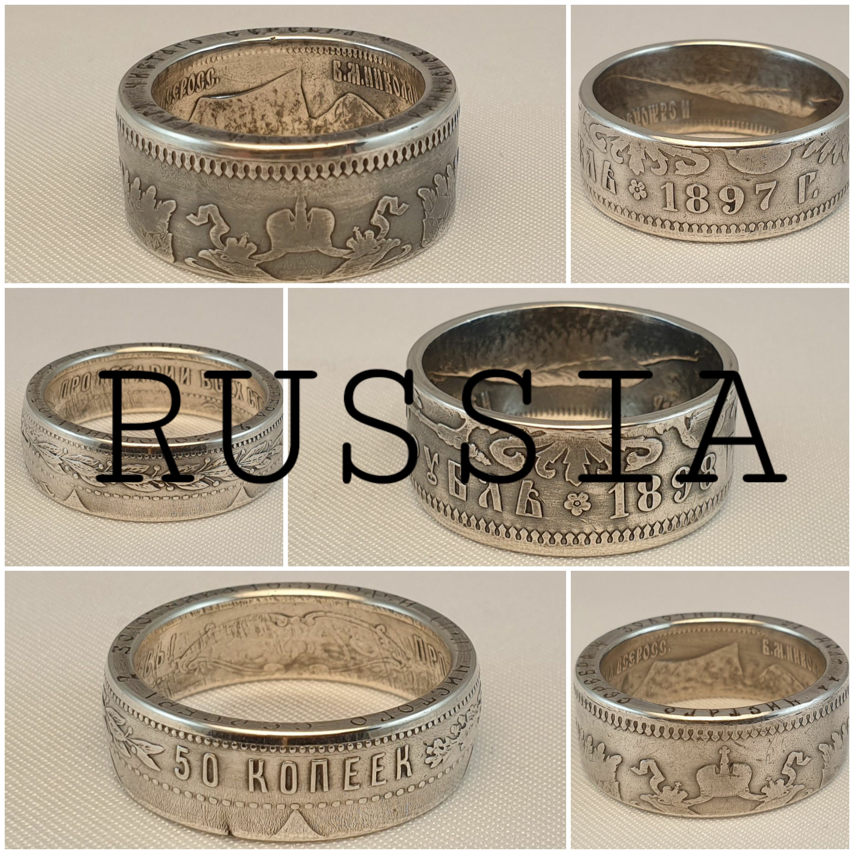 pierścień z monety